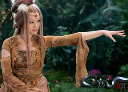 白狐美女图片,仙韵翩翩，绝世容颜