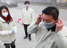 口罩复工照片,口罩下的坚守与希望